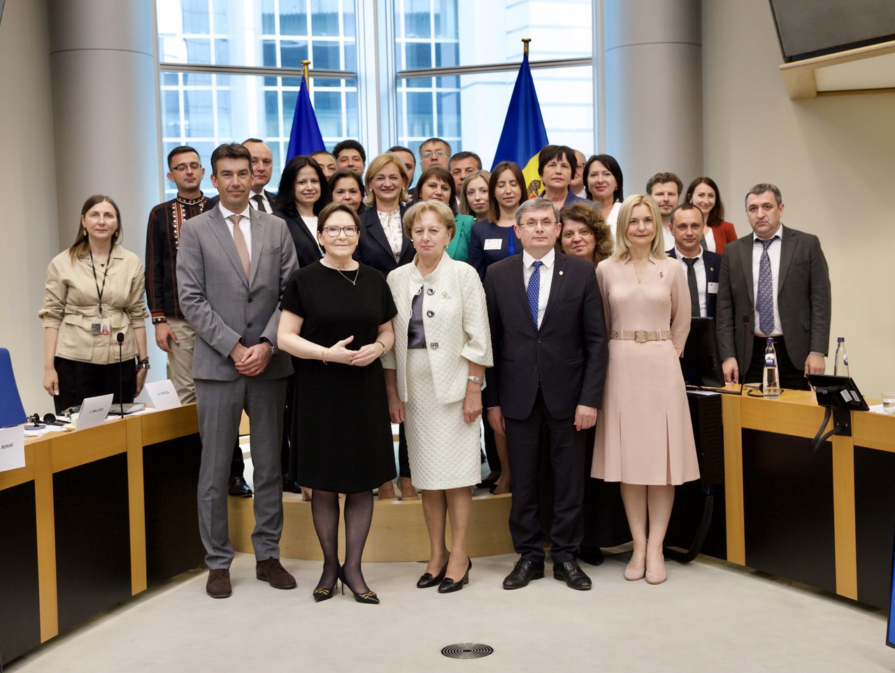 A group of deputies, on a study visit to the European Parliament. Igor Grosu: We come to show that we are a reliable partner