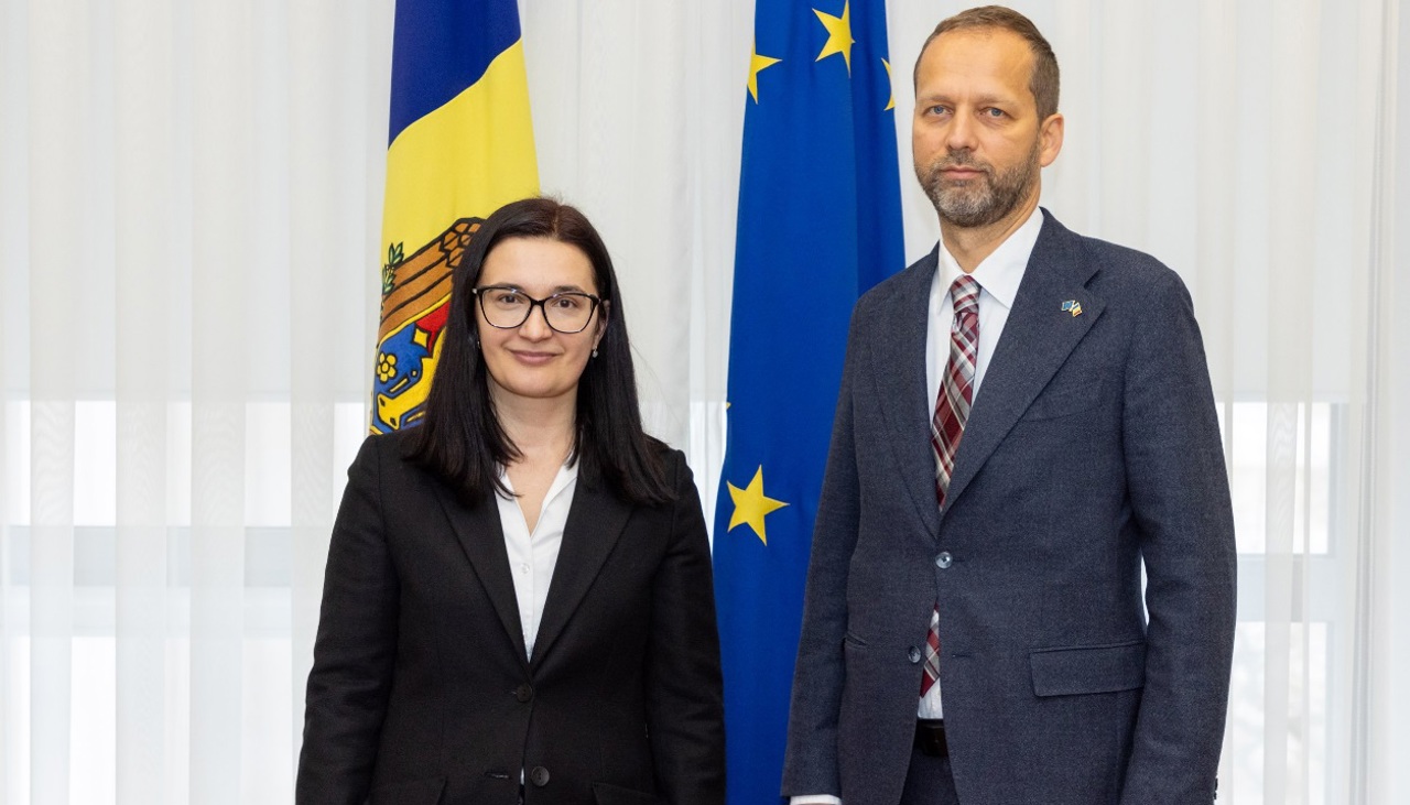 Agenda europeană a Republicii Moldova, discutată de Cristina Gherasimov cu ambasadorul UE, Jānis Mažeiks