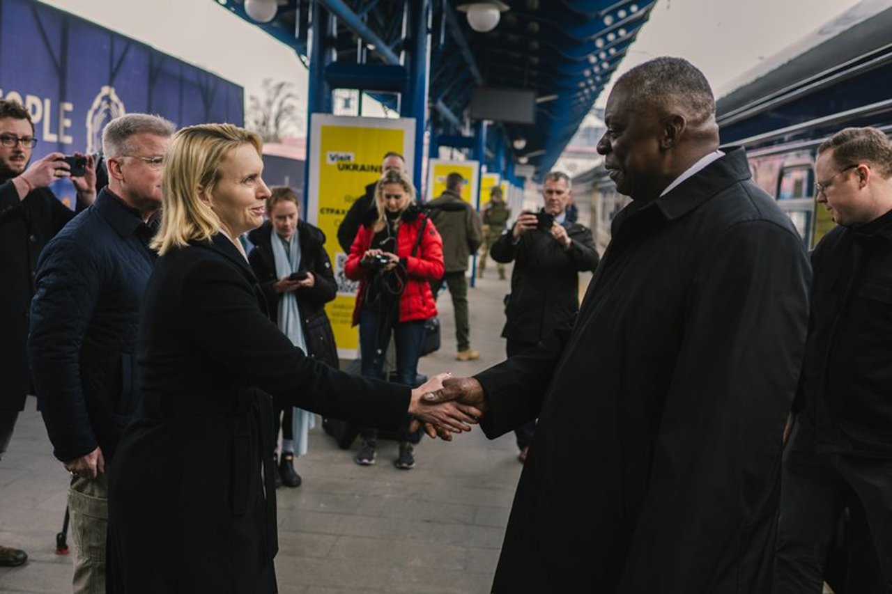 Pentagon chief Lloyd Austin visits Ukraine