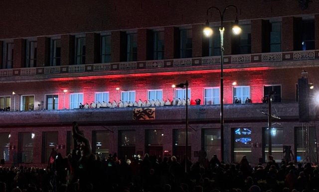 Jucătorii selecționatei Norvegiei a avut parte de o primire călduroasă după calificarea la Campionatul Mondial de anul viitor 