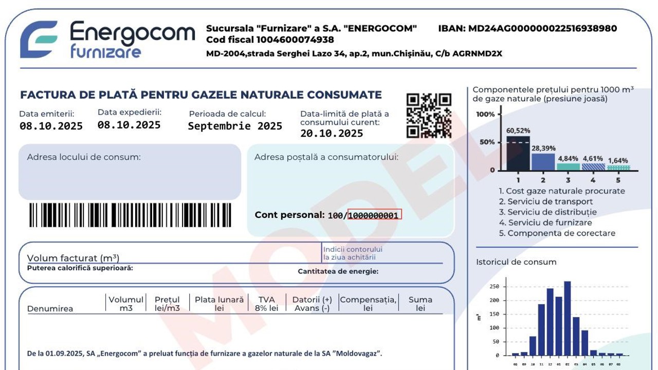  Calculele prezentate de Energocom nu includ devierile: tarifele finale la gaze vor fi decise pe 3 februarie