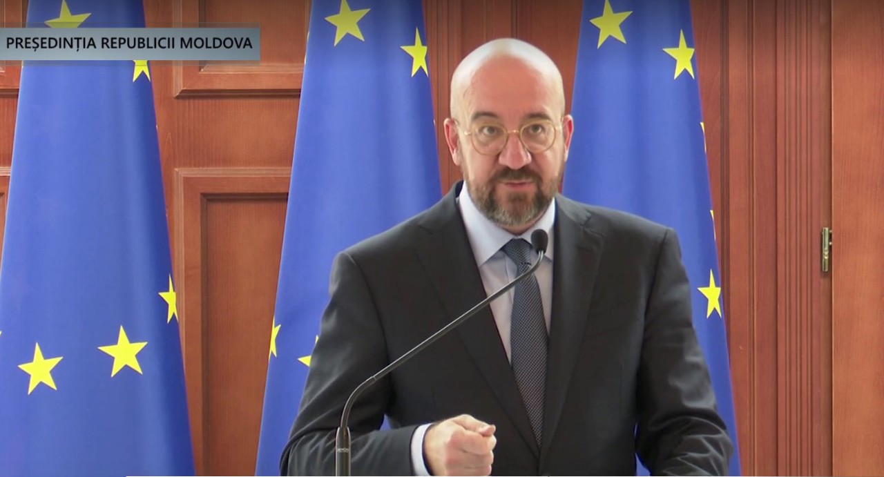 Charles Michel la Chișinău: UE va oferi un nou pachet de sprijin pentru Republica Moldova