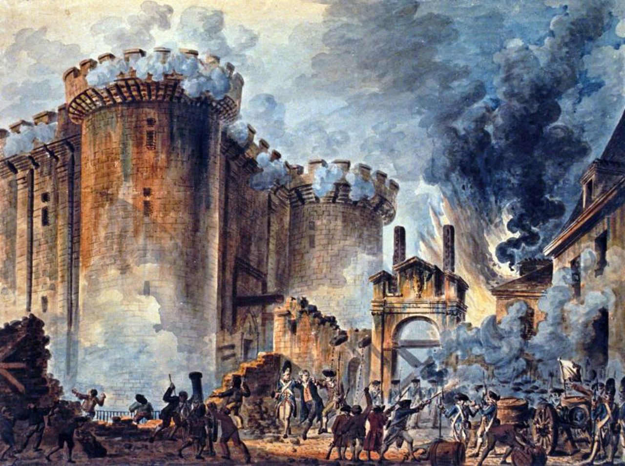 Storming of The Bastile: Jean-Pierre Houël