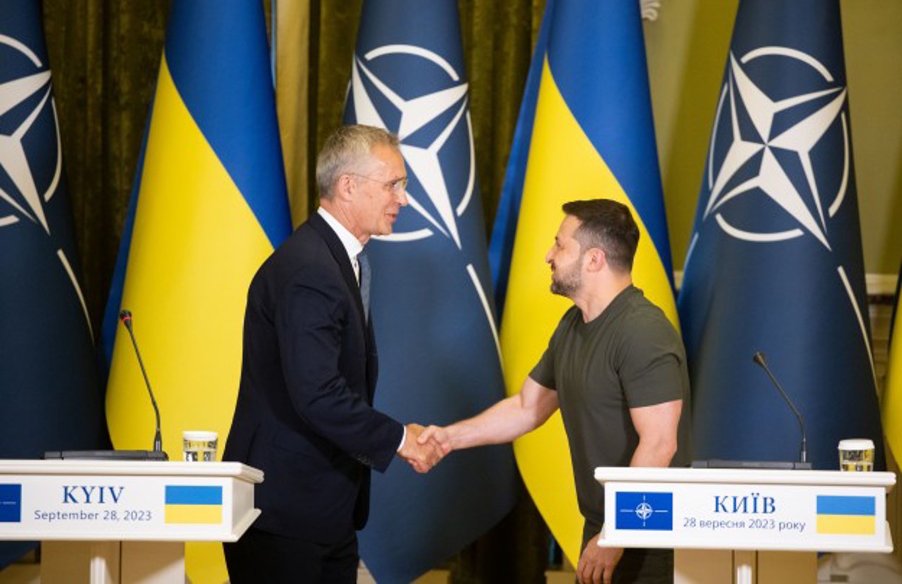 NATO Secretary General Jens Stoltenberg makes a surprise visit to Ukraine 