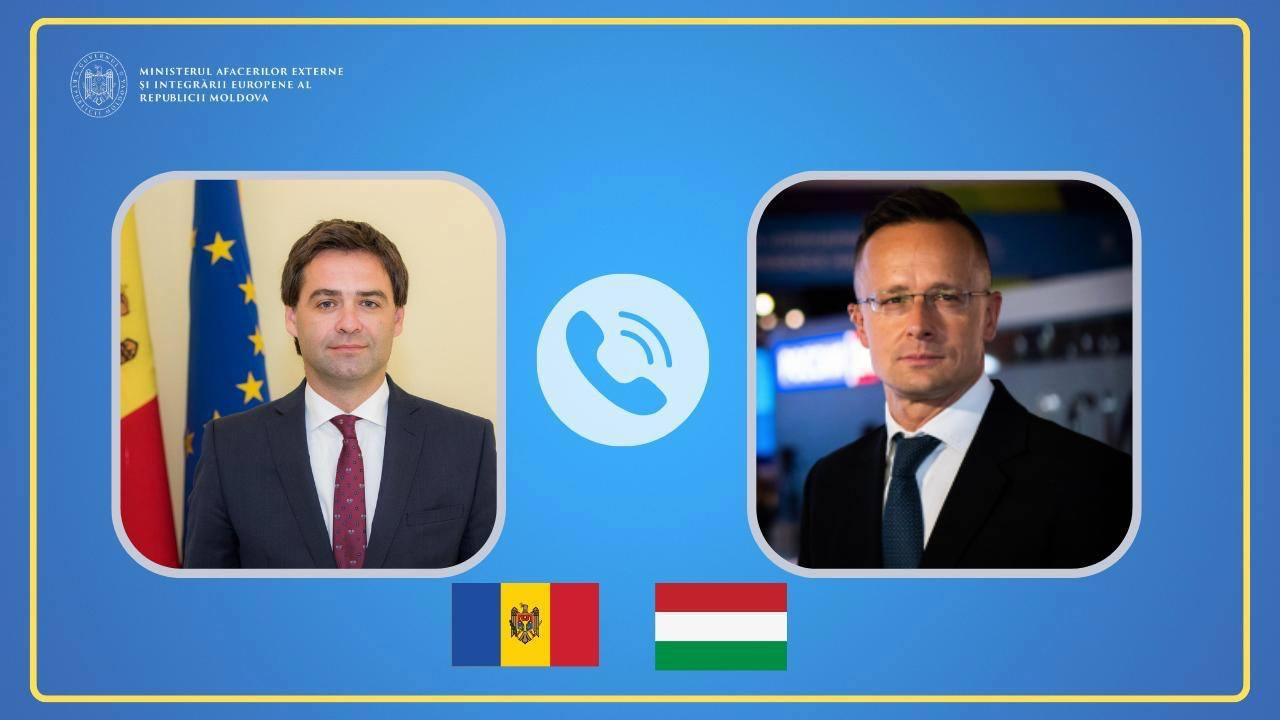 Progresele Republicii Moldova în procesul de aderare la UE, discutate de Nicu Popescu cu omologul său din Ungaria