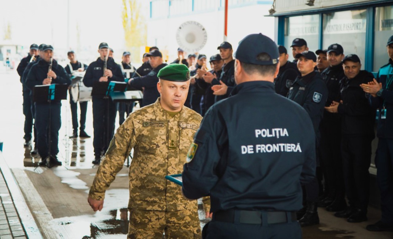Moment solemn la frontieră. Mai mulți grăniceri ucraineni au fost menționați cu distincții IGPF