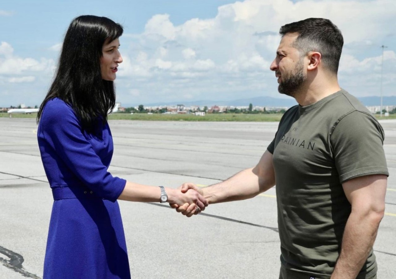 Volodimir Zelenski a ajuns joi în Bulgaria. Este prima vizită în Europa de Est după începutul războiului