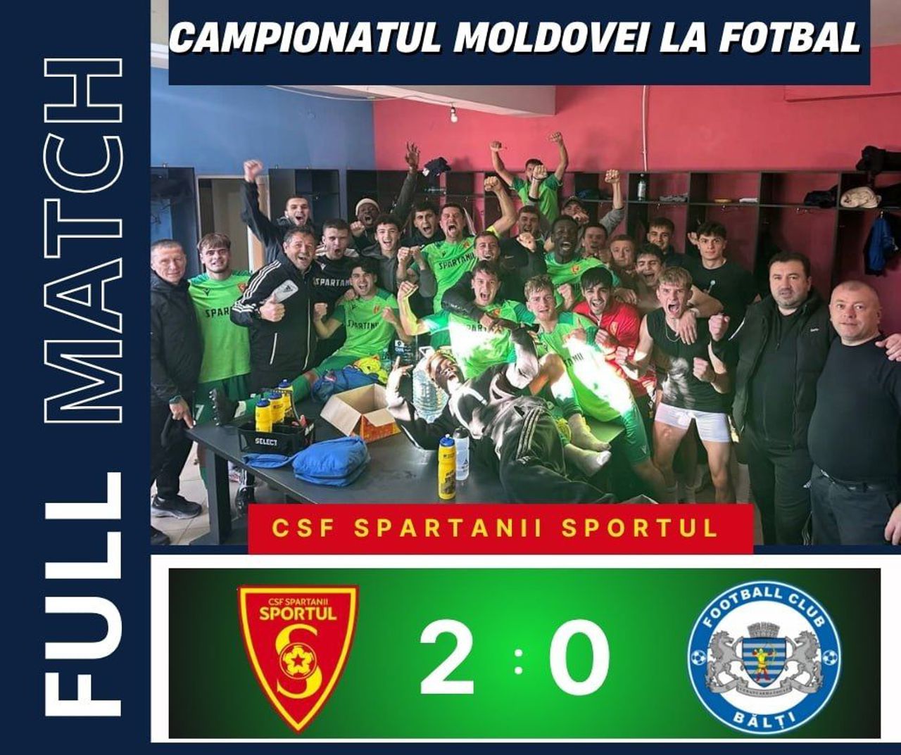 Moldova National Football Championship: Spartanii vs Bălți surprise 