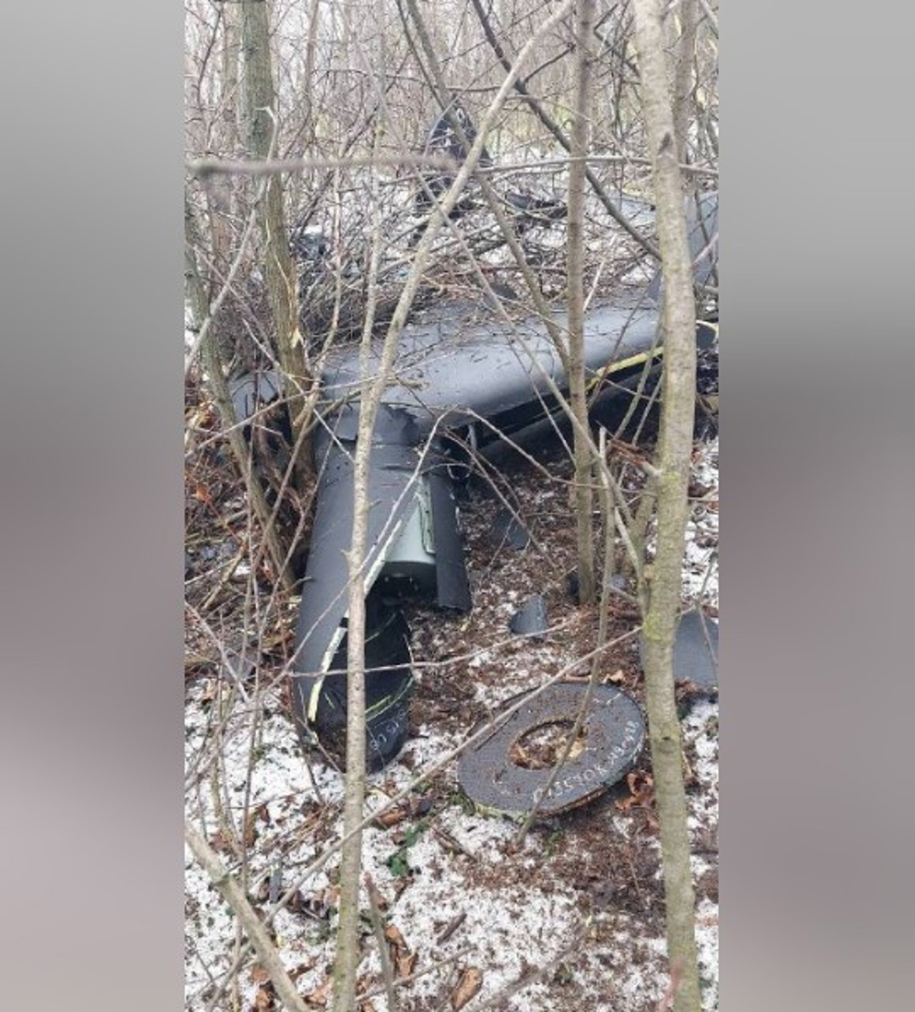 Dronă de 2.5 metri, găsită în grădina unei gospodării din Crocmaz