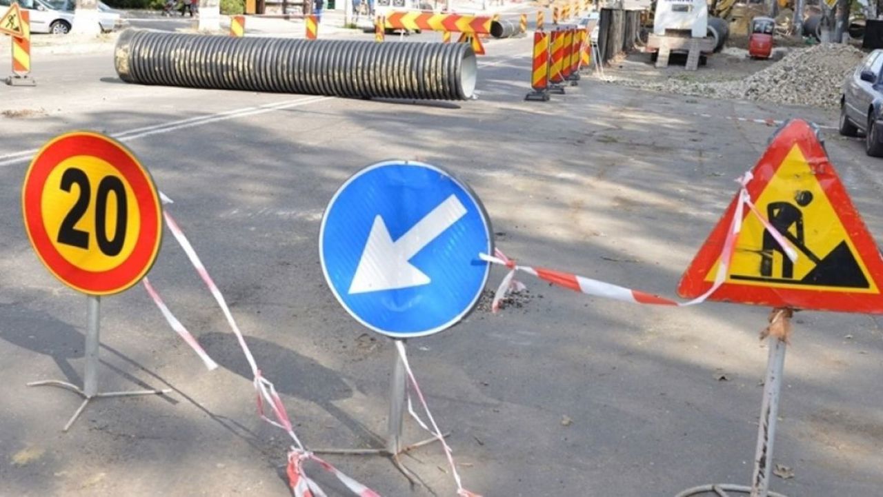 Circulație limitată în Chișinău: trafic parțial suspendat pe o stradă din oraș