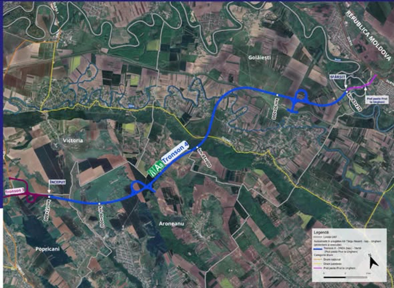 Autostrada A8 se extinde peste Prut. Blojan: „Ne propunem finalizarea proiectului până în 2030”