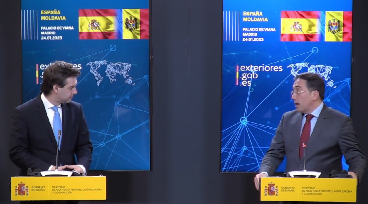 Nicu Popescu la Madrid: „Am discutat despre viitorul european al țării noastre, dar și despre securitatea regională”