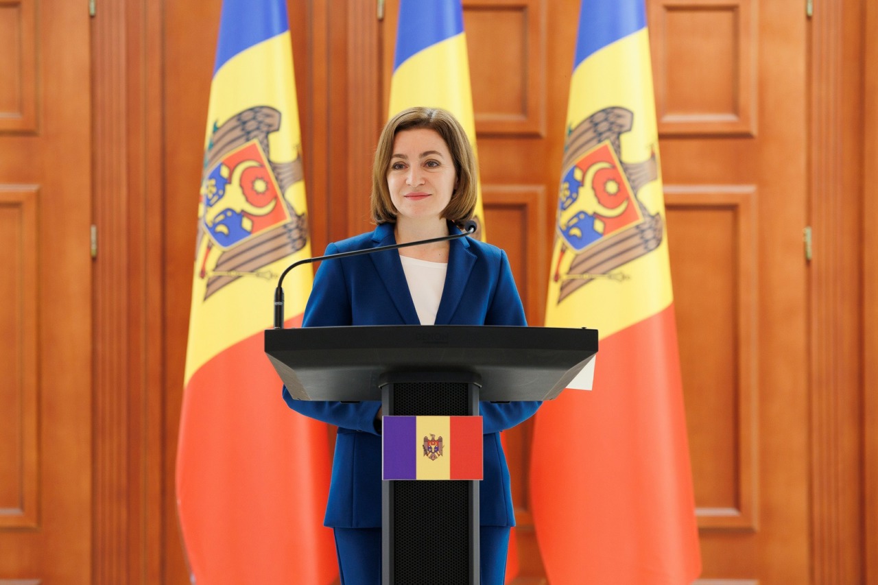 Maia Sandu salută cererea Parlamentului European de începere a negocierilor de aderare a Republicii Moldova la UE