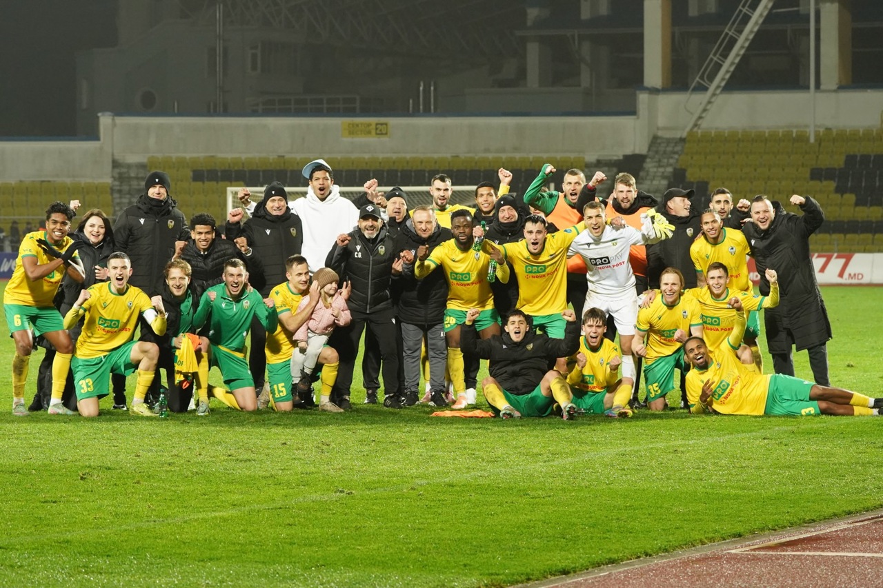 Zimbru Chișinău, victorie în fața rivalei Sheriff Tiraspol