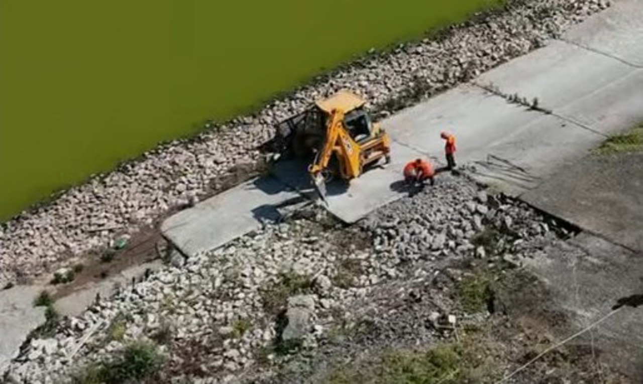Au început lucrările de consolidare a barajului lacului de acumulare Taraclia. Investiție de 20 de milioane de lei