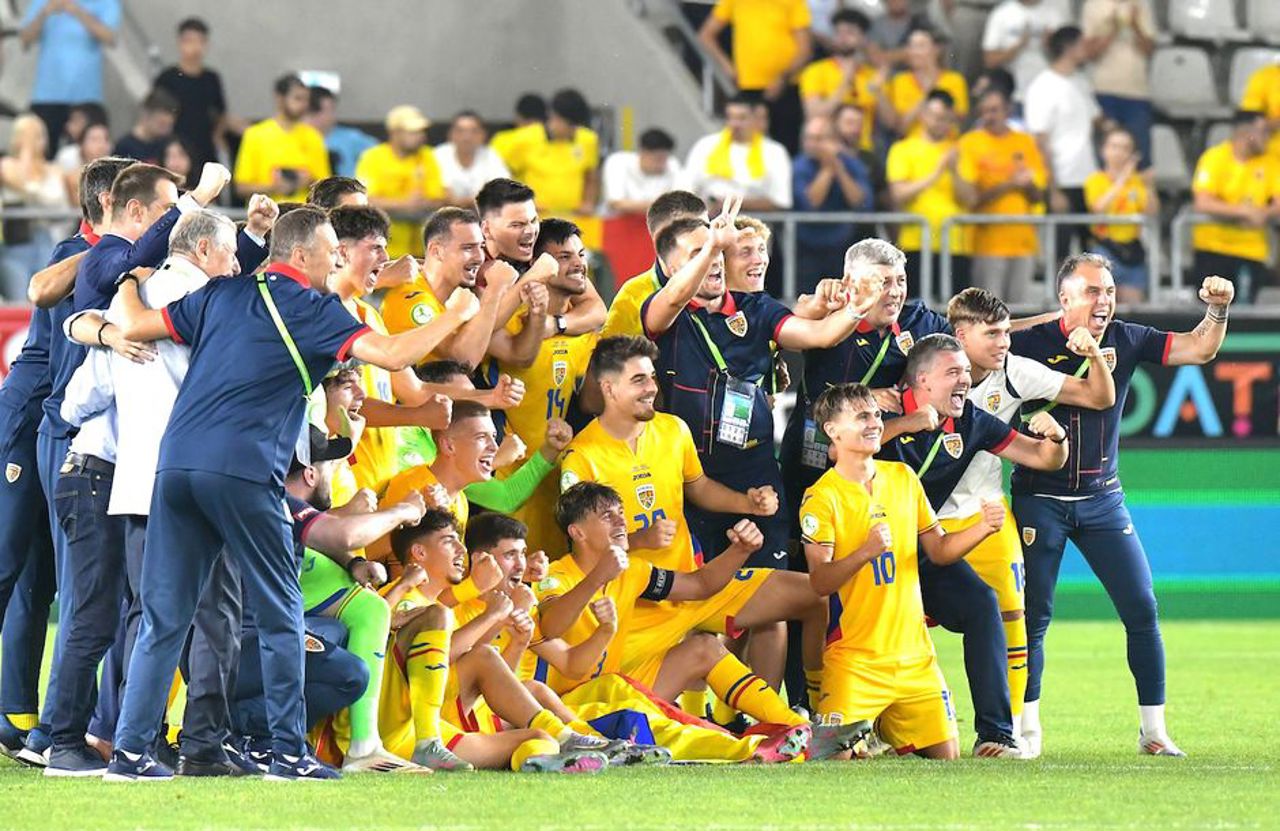Fotbalul românesc are viitor: echipa de juniori „sub 19 ani” s-a calificat în semifinalele Campionatului European 