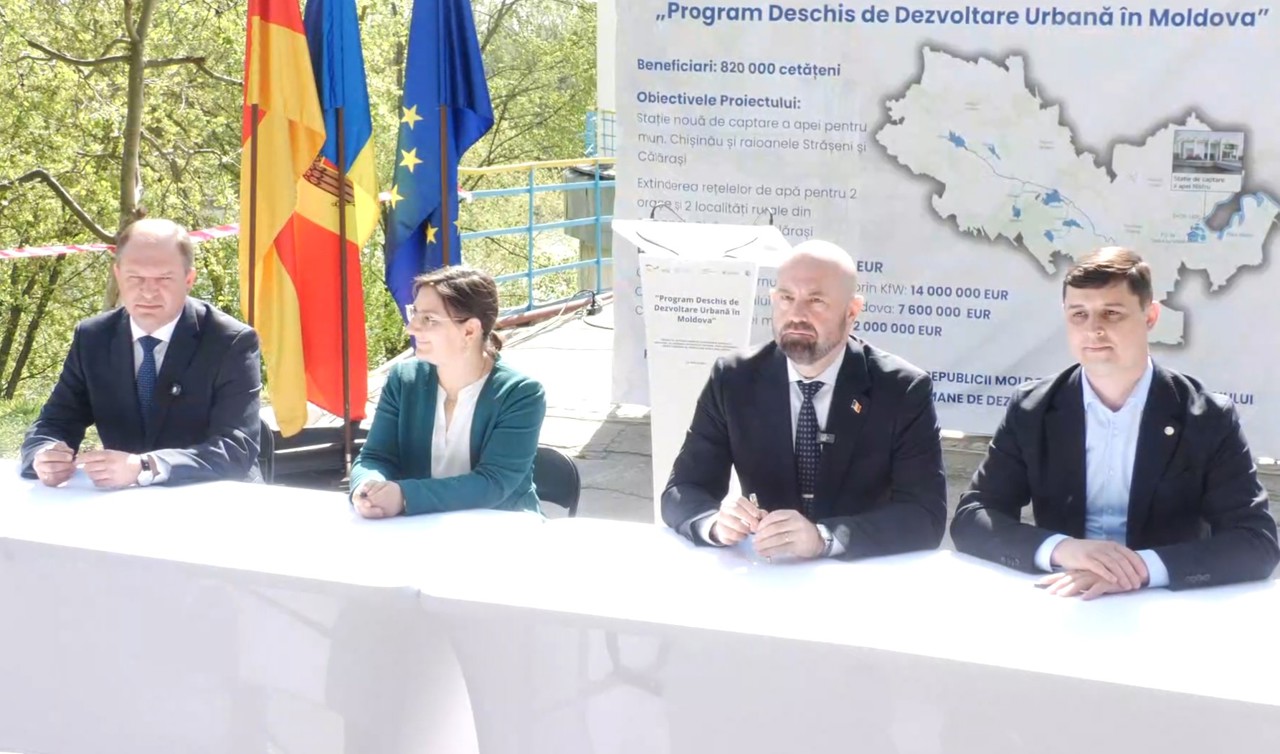 Record investment: over €23M for water supply security in central Republic of Moldova