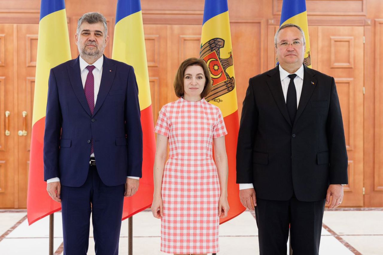 Maia Sandu, întrevedere cu Nicolae Ciucă și Marcel Ciolacu: „Ne-am axat pe aderarea Republicii Moldova la UE”