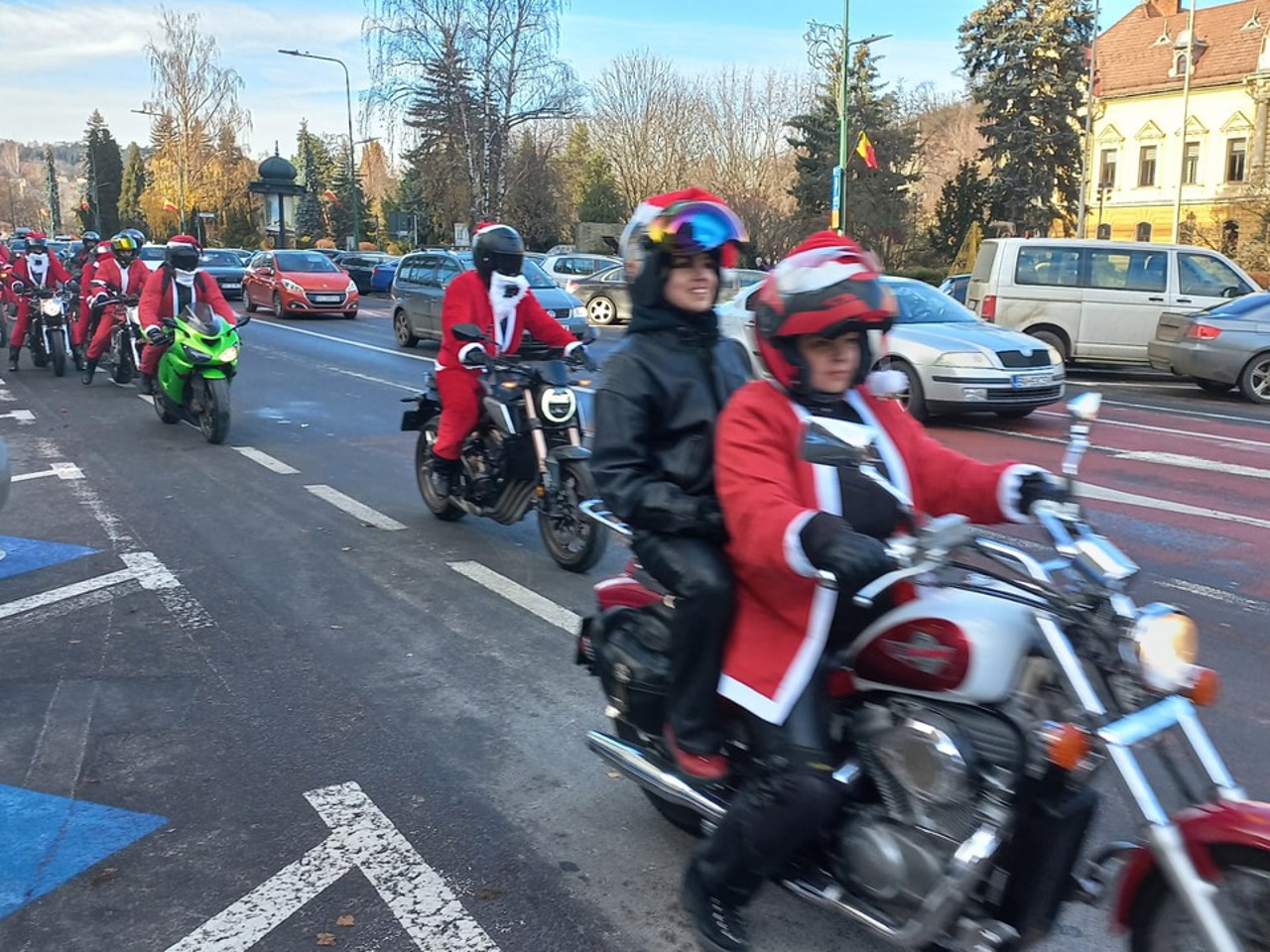 Moldovan bikers deliver Santa cheer