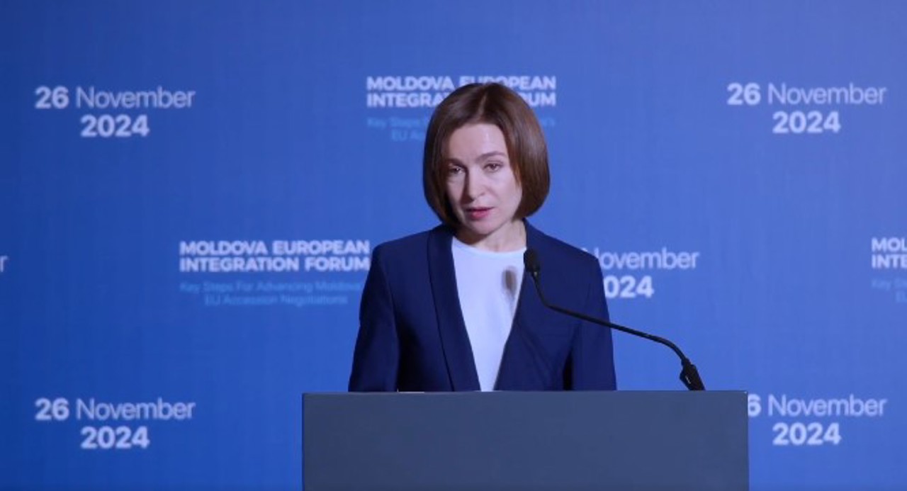 Maia Sandu, la Forumul privind Integrarea Europeană a R. Moldova: „Suntem într-o cursă contra cronometru”