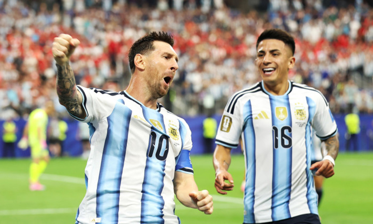 Messi brace fires Argentina into knockout stage after Austria win