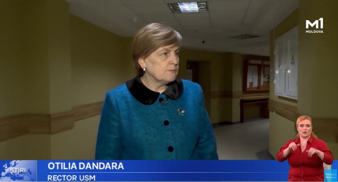  Otilia Dandara, la Moldova 1: USM mizează pe modele antreprenoriale, stagii extinse și digitalizare