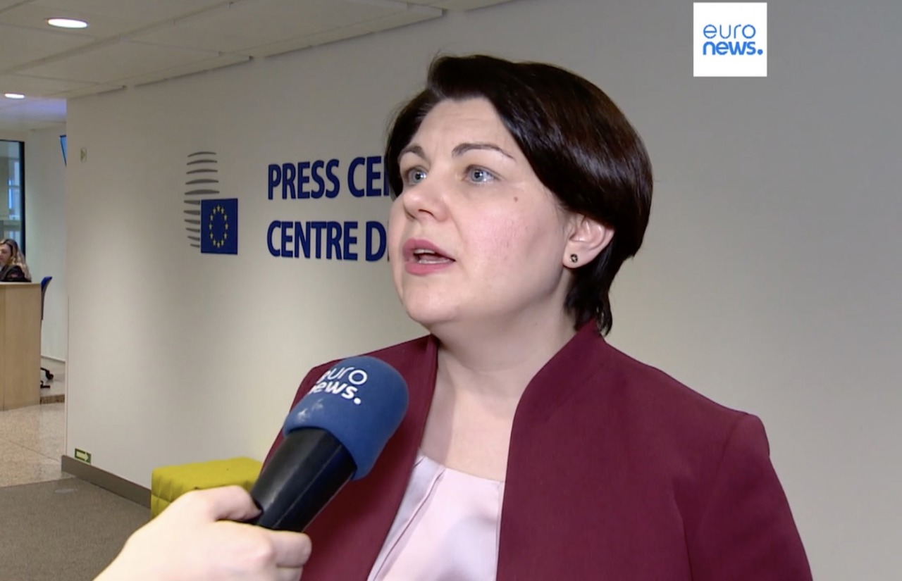 Natalia Gavrilița pentru Euronews: Vedem elemente ale unui război hibrid al Rusiei în Republica Moldova