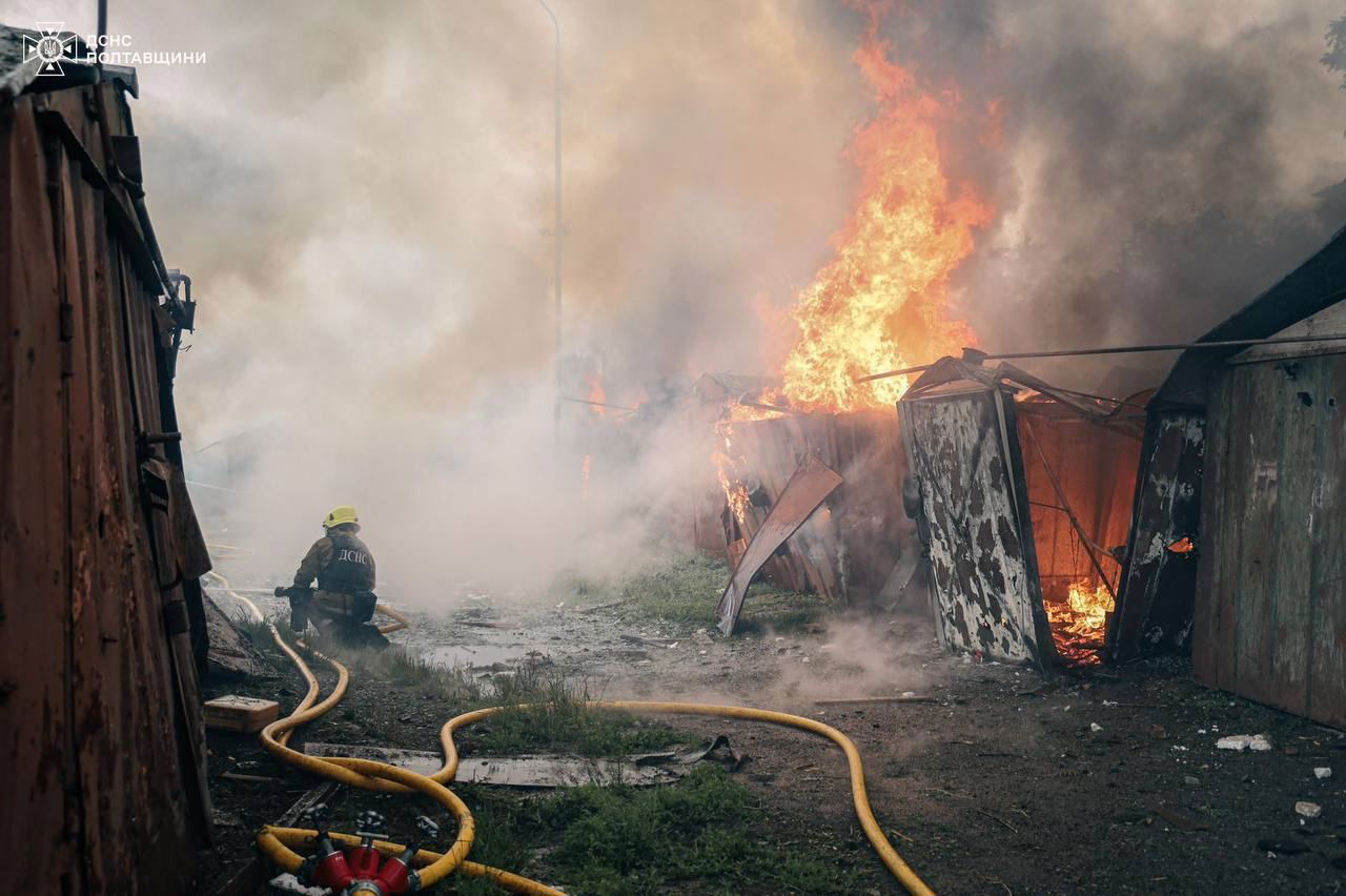 Forțele rusești au bombardat regiunea Poltava: cel puțin 16 persoane au fost rănite, inclusiv copii