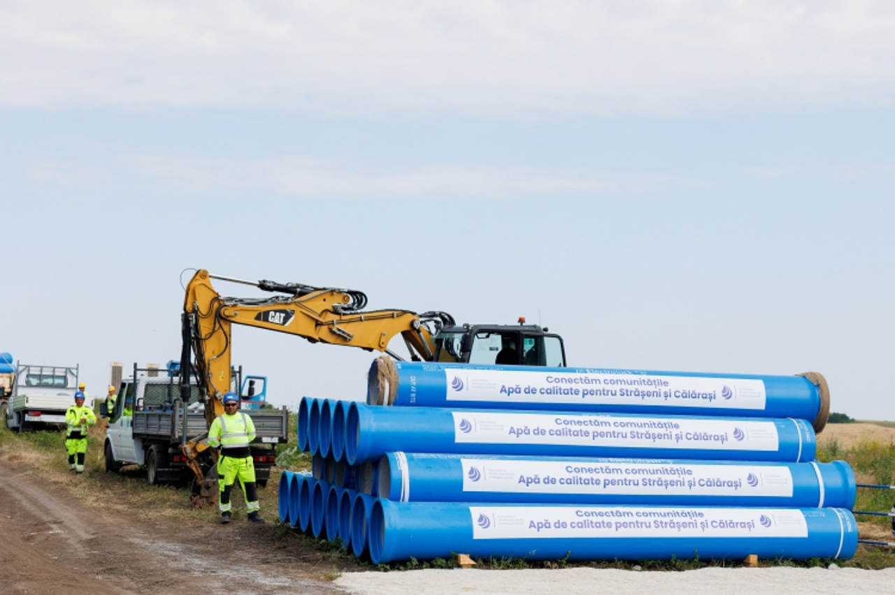 Chisinau, Straseni and Calarasi will be connected to a new water main: the project will be completed in 2026
