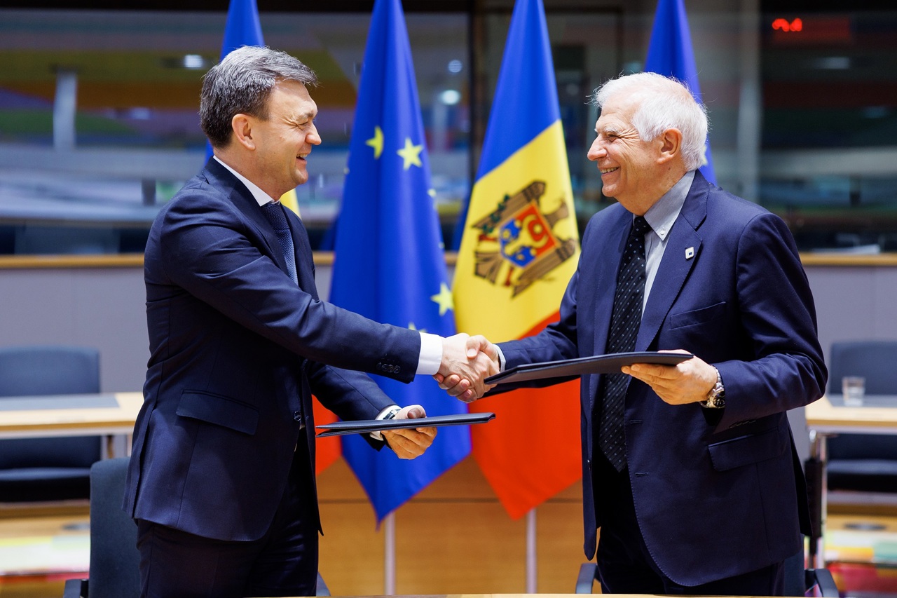 Parteneriatul în domeniul securității și apărării dintre R. Moldova și UE, semnat. Recean: „Nu există un mecanism mai bun pentru a asigura pacea și stabilitatea”