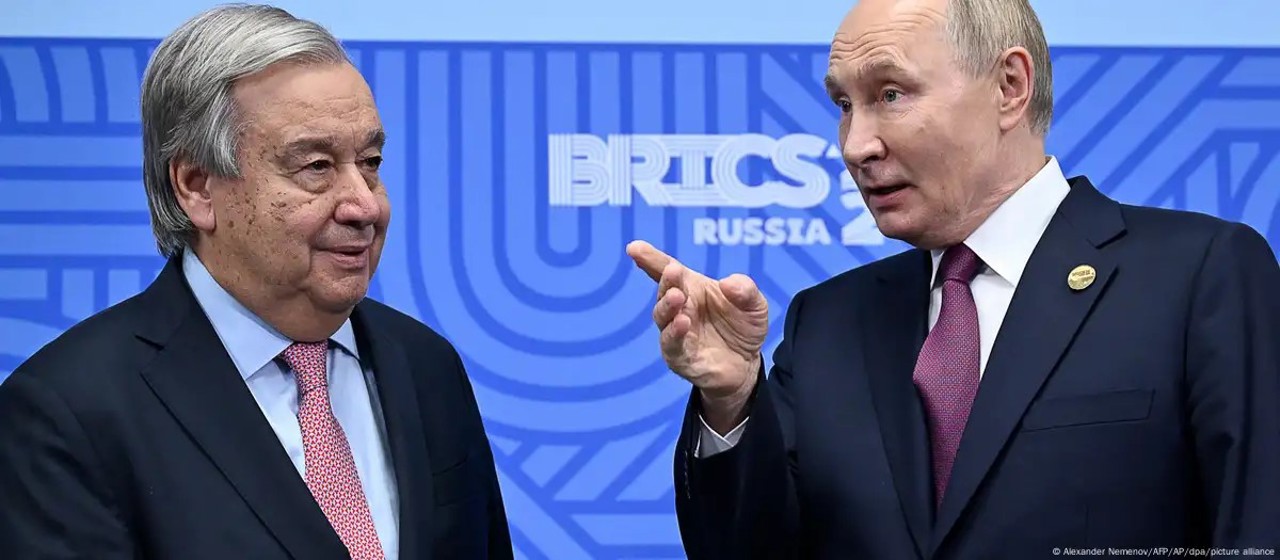 Șeful ONU, António Guterres, critică Rusia pentru încălcarea Cartei ONU în cadrul summitului BRICS de la Kazan