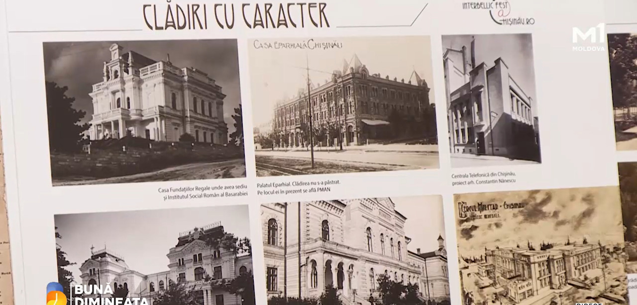 De la arhitectură la personalități marcante: Chișinăul interbelic, în centrul unei expoziții vernisate la Parlament