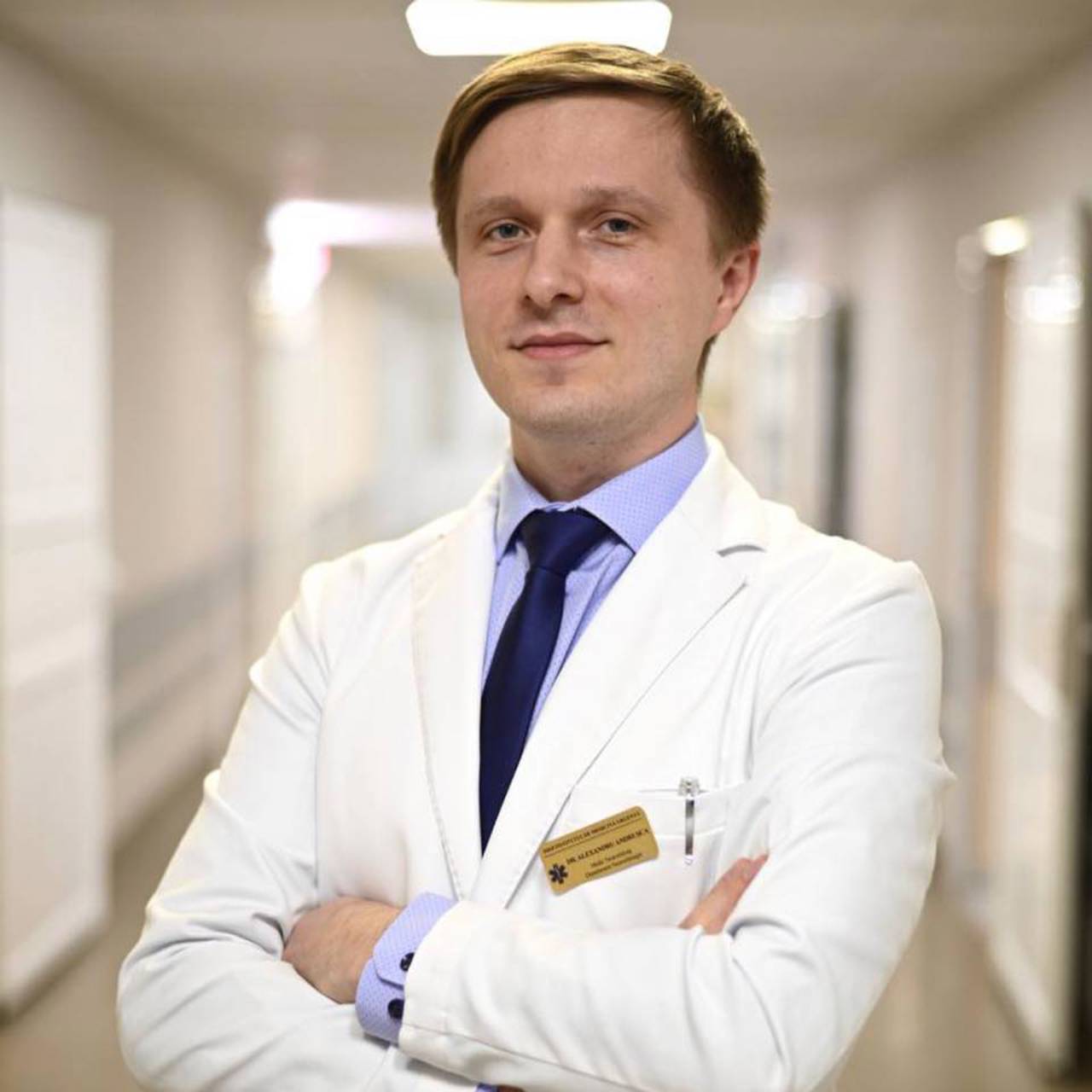 Alexandru Andrușca, medic neurochirurg la Institutul de Medicină Urgentă din Chișinău