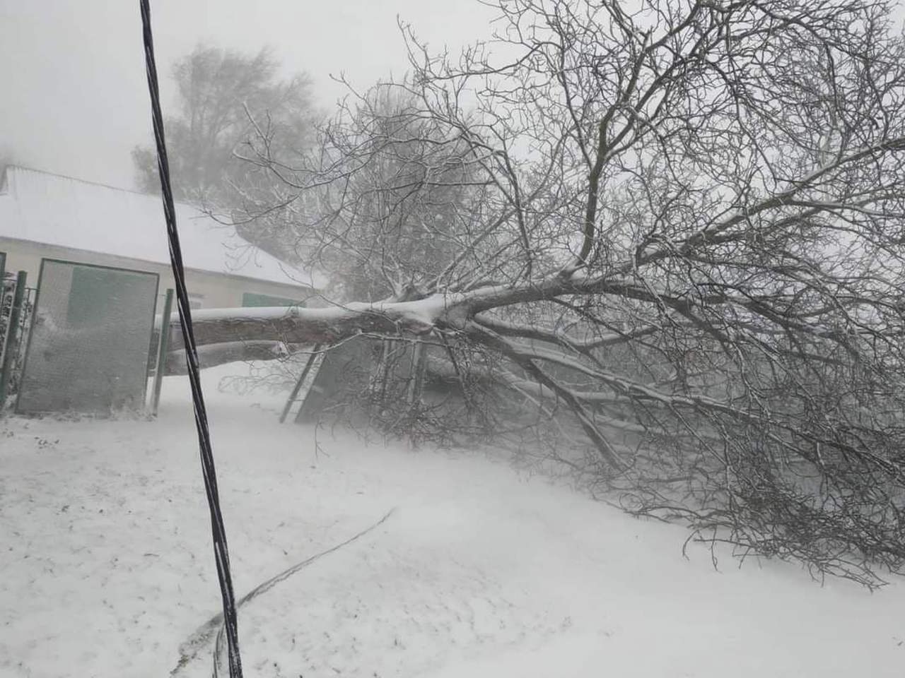 Snowstorm knocks out power in Moldova