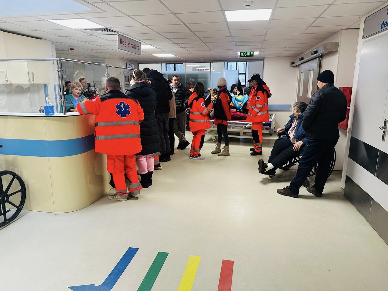 Condițiile meteo au supraaglomerat Urgența: 245 de pacienți în opt ore