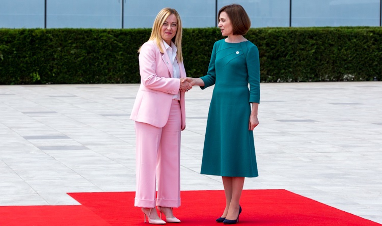 Maia Sandu visits Italy to meet Giorgia Meloni and Pope Leo XIV