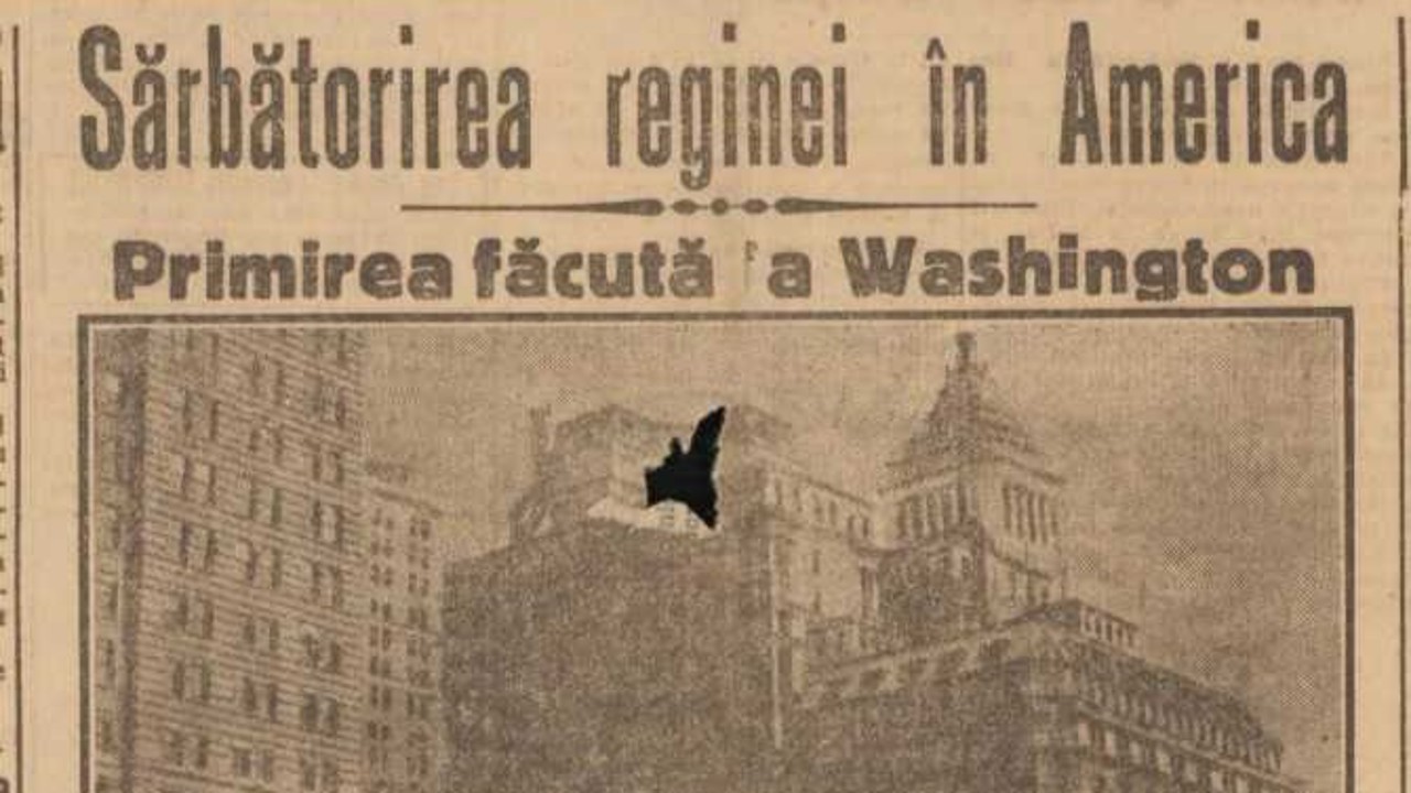 Revista presei interbelice: Regina Maria, așteptată de peste 200 de ziariști în SUA