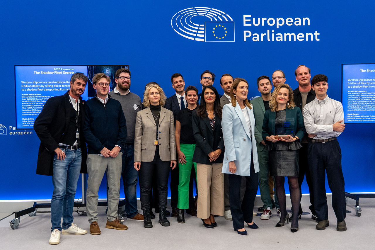 EU journalism prize for Russia oil sanctions 'shadow fleet' report