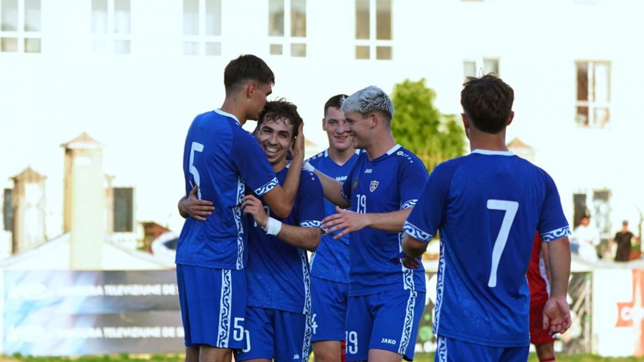 Echipa națională de tineret „sub 21 de ani” a Republicii Moldova a obținut prima victoria din acest an
