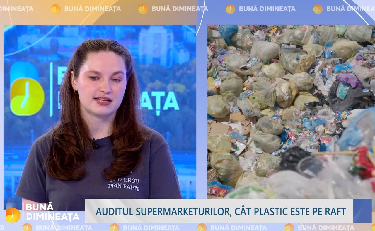 Campania „Iulie fără plastic”: Audit în supermarketurile din R. Moldova pentru a evalua cantitatea de plastic pe care o folosim