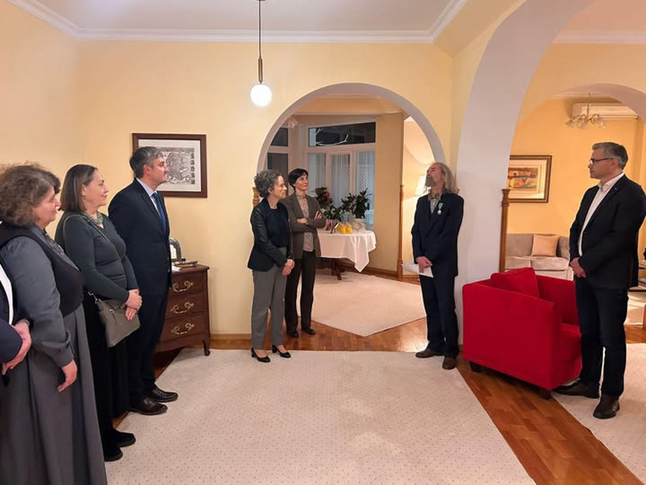 Emilian Galaicu-Păun received France’s top cultural honor, the Order of Arts and Letter