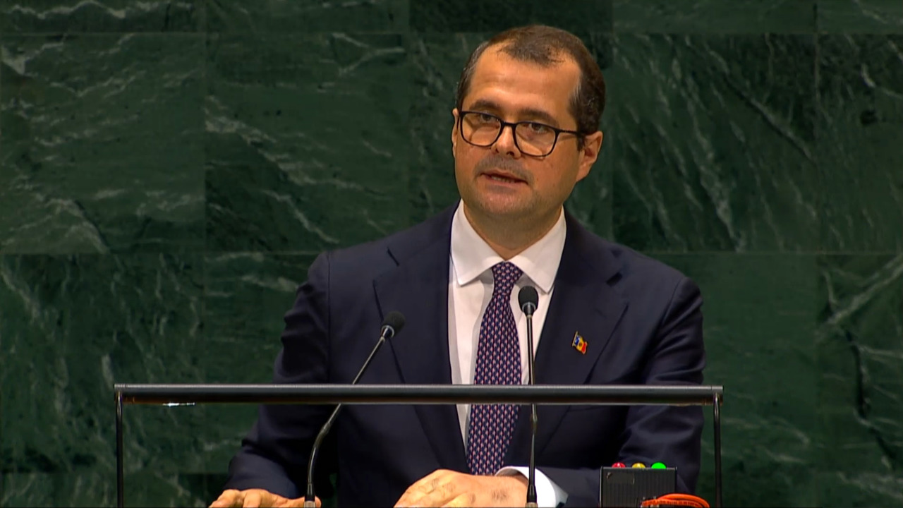 Vasile Tofan announces Moldova's bid for the UN General Assembly presidency