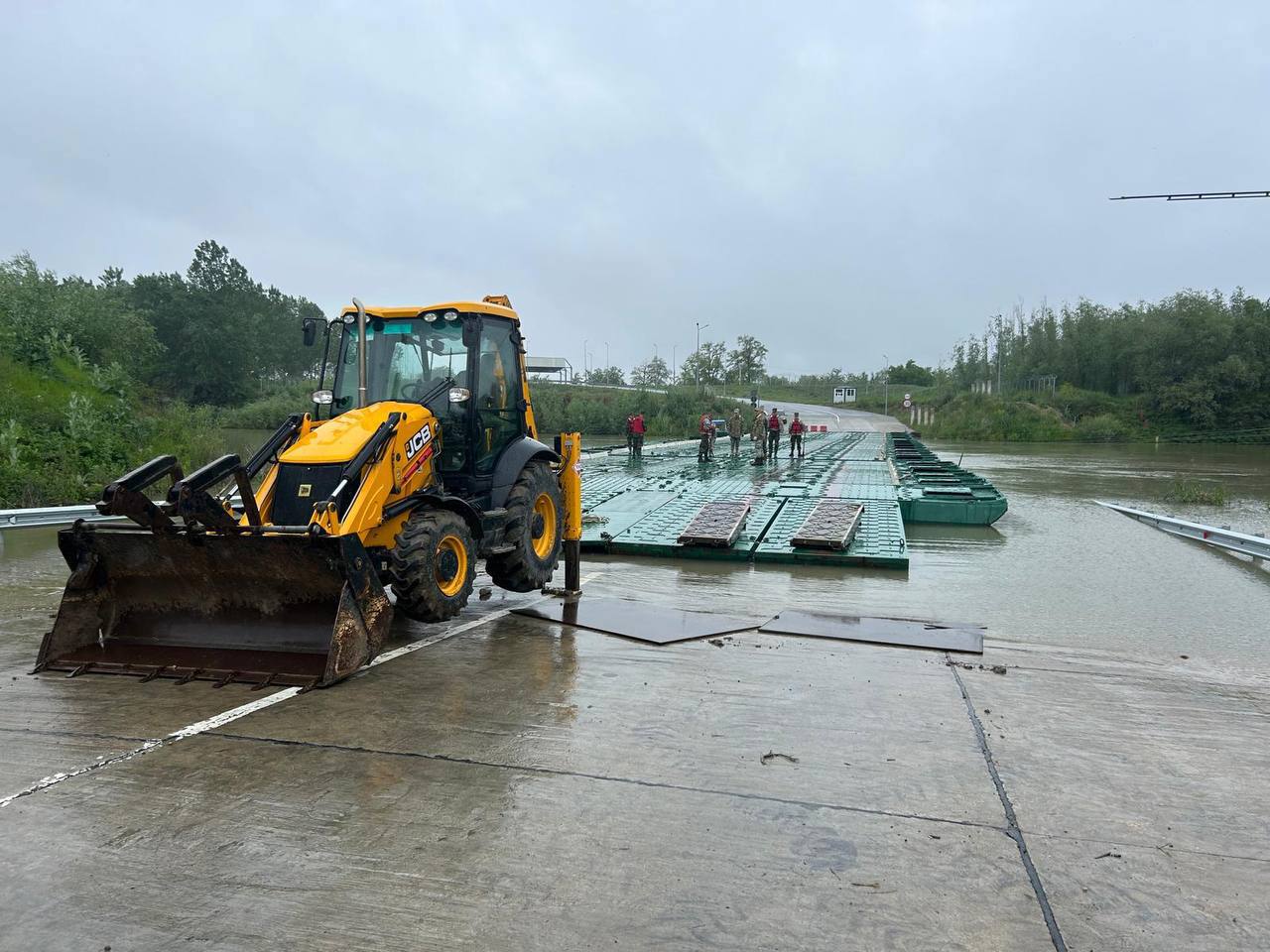 Activity of the Leova customs post, temporarily suspended due to the rise in the Prut River level