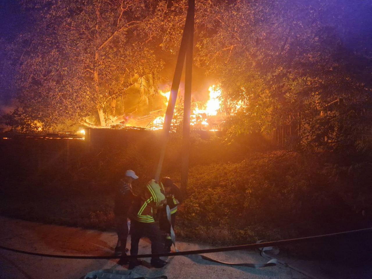 Incendiu cu sfârșit tragic: o persoană a ars de vie la Sadova