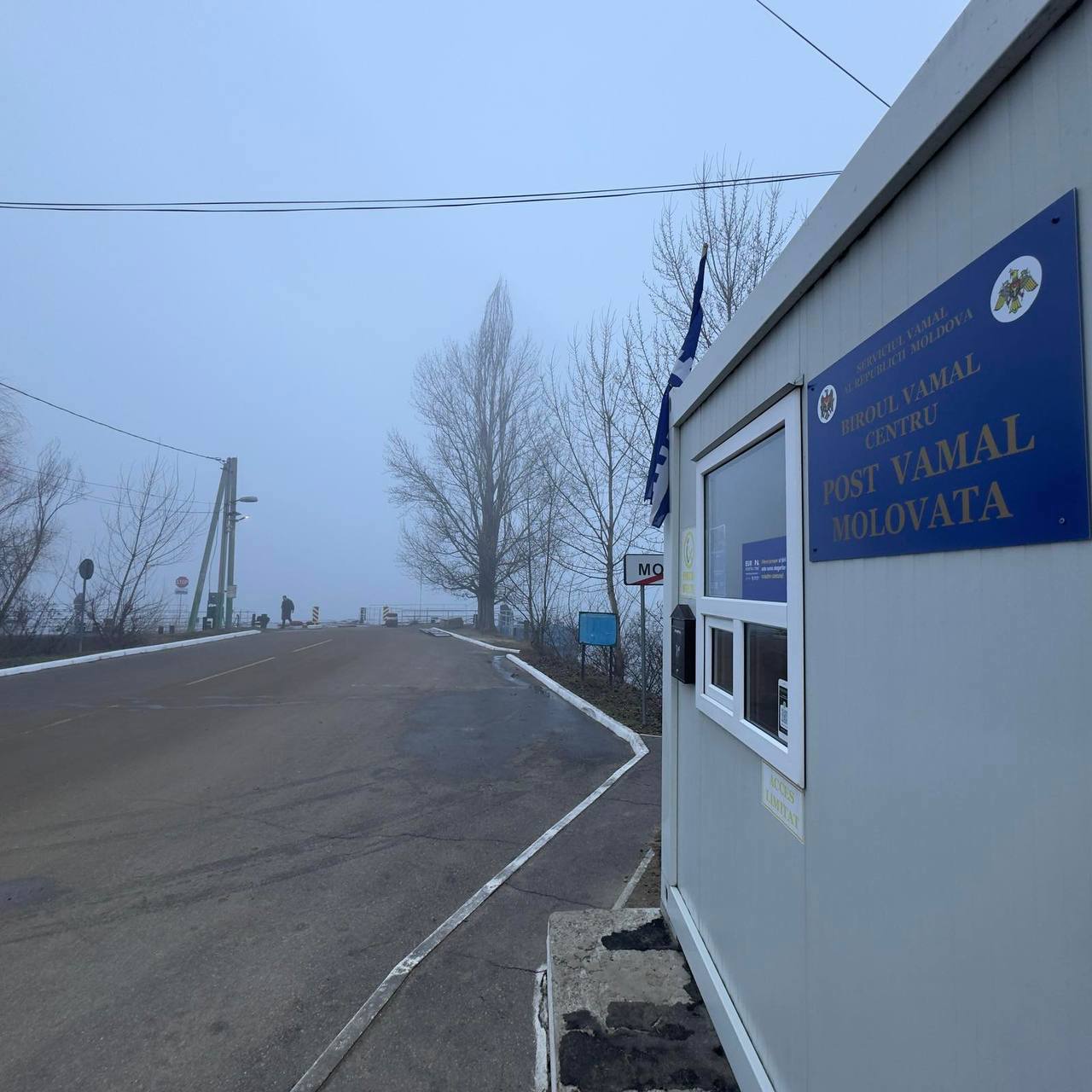 Alertă meteo: vizibilitatea redusă pe Nistru oprește activitatea postului „Molovata”