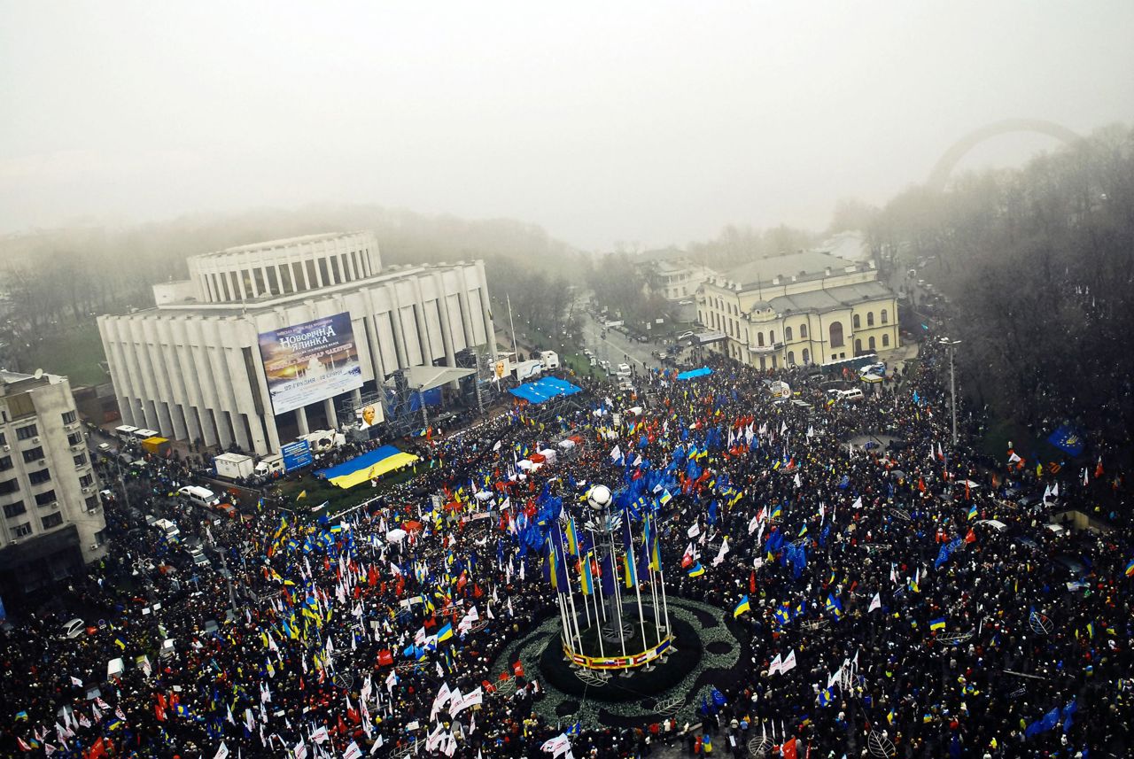 Ukraine charges former president with murder in Euromaidan protests