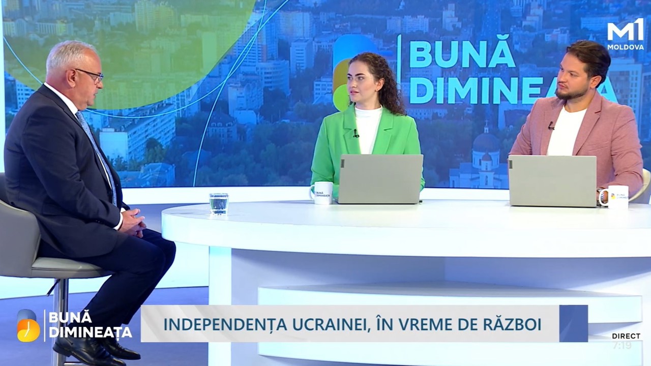 Ambasadorul Paun Rohovei, la Moldova 1: Ucraina își dorește pace, dar nu cu prețul securității și viitorului său european