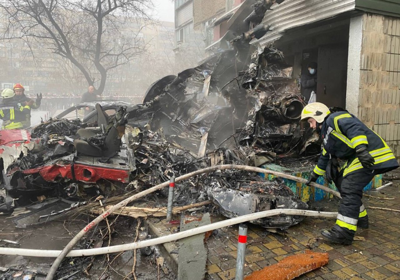 A helicopter crashed near a kindergarten in Ukraine.  Authorities are reporting dead and injured