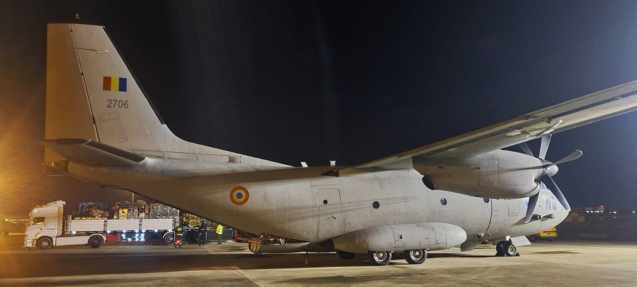 Two Moldovan citizens picked up from Turkey by Romanian Air Force plane