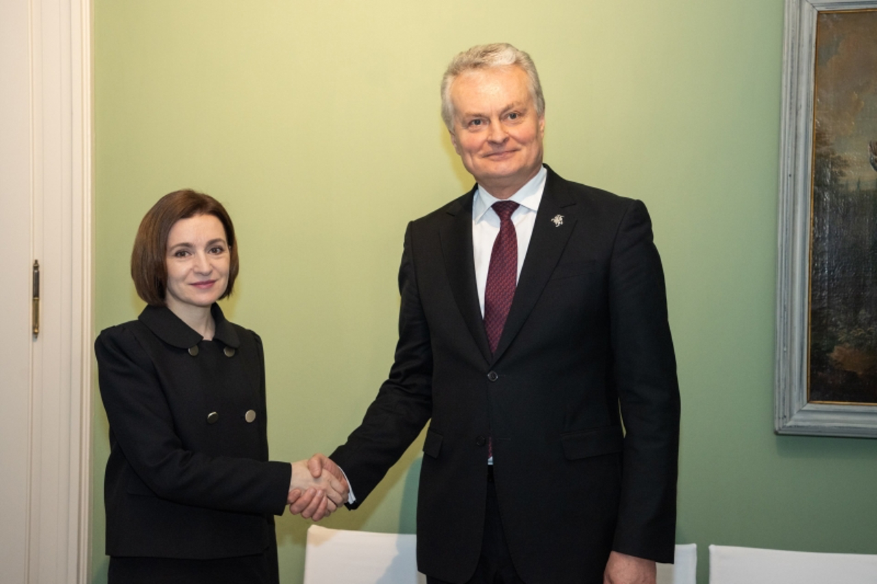 Maia Sandu met in Munich with her counterpart from Lithuania, Gitanas Nausėda